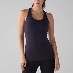 LULULEMON cool Racerback II tank purple size 6